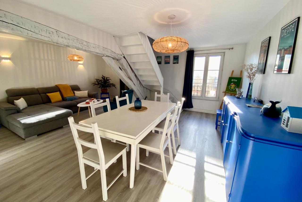 Le Grand Bleu - 400M Plage - Spacieux Dieppe Luaran gambar